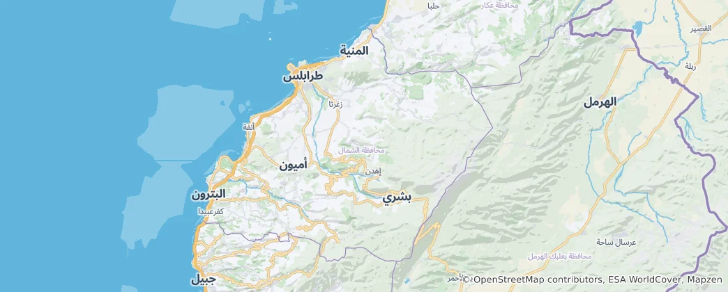 Mapa North Governorate