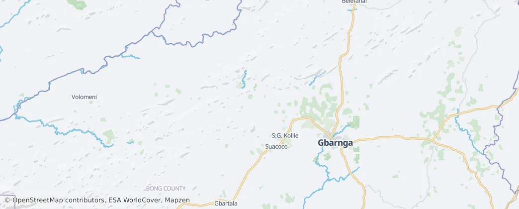 Suakoko — Map
