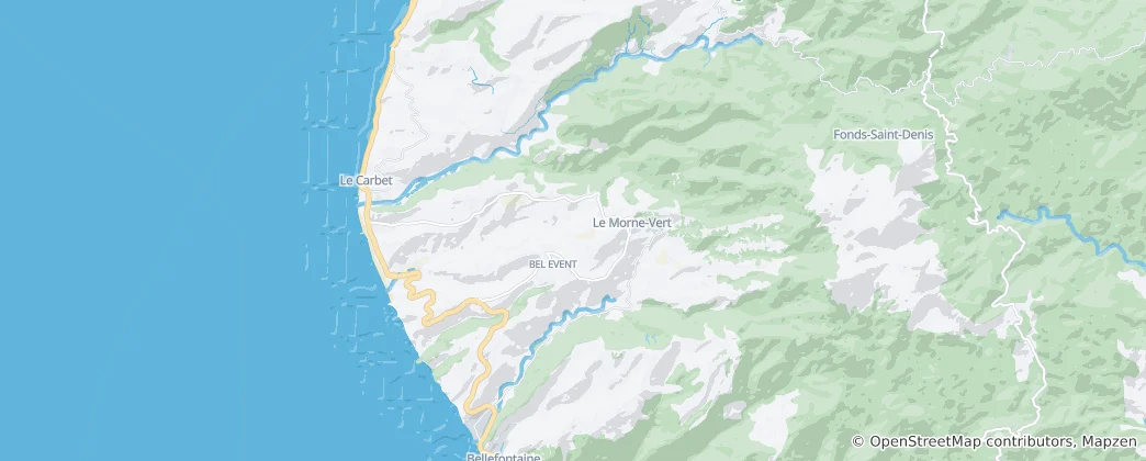 Map of Le Carbet