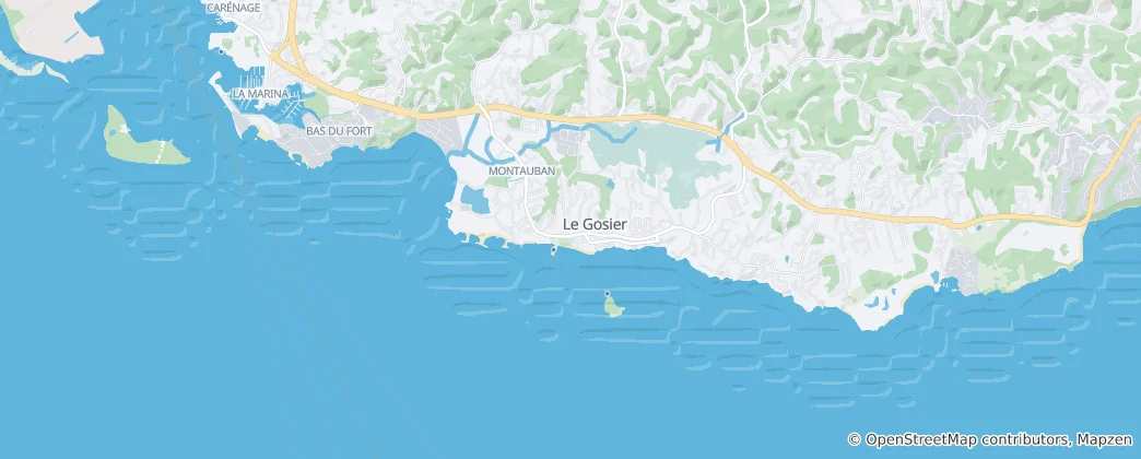 Mapa de Le Gosier