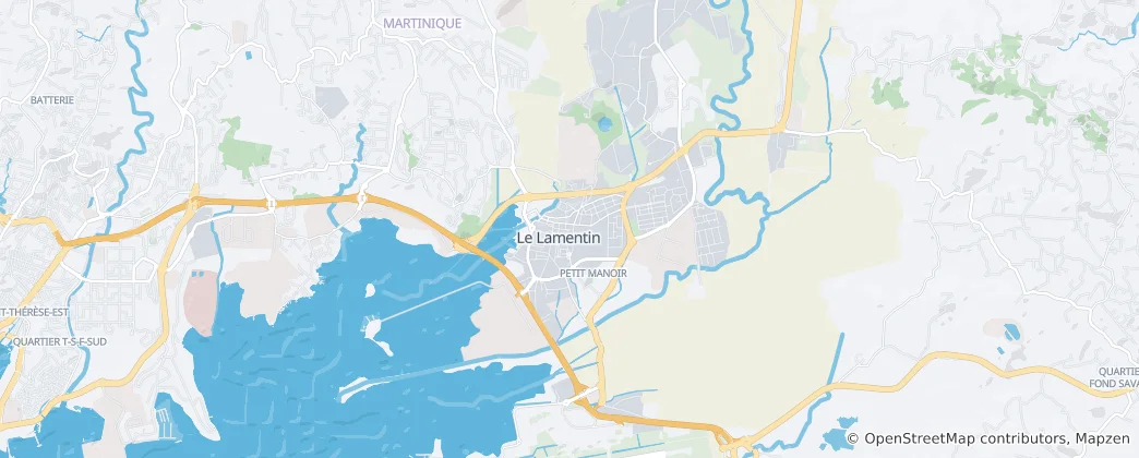 Map of Le Lamentin