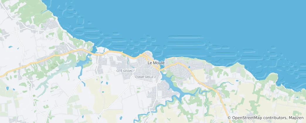 Carte de Le Moule