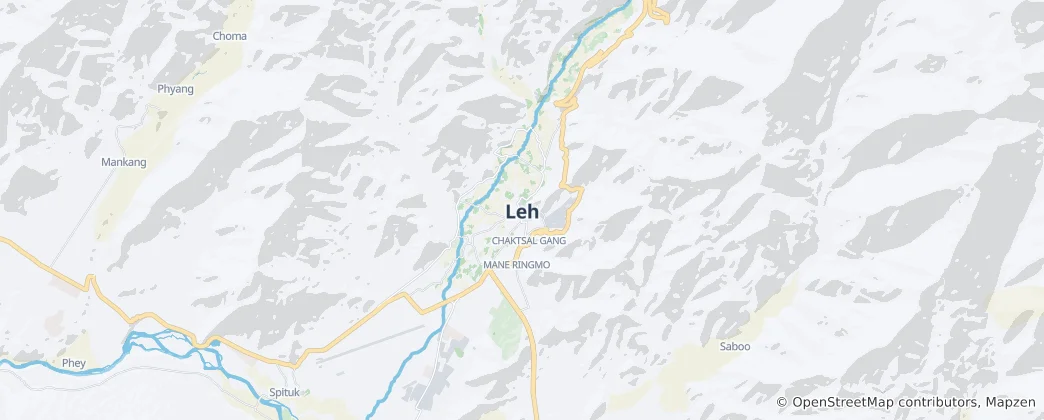 Map of Leh