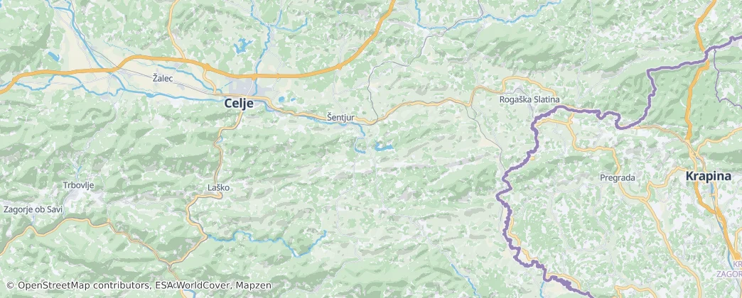 Lentjur — Carte