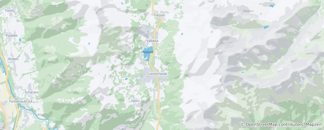Mappa di Lenzerheide