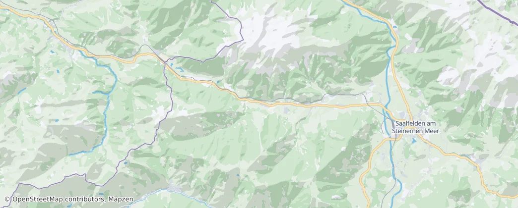 Leogang — mapa