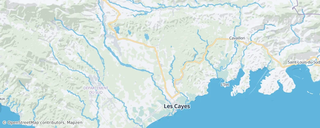 Les Cayes — Map