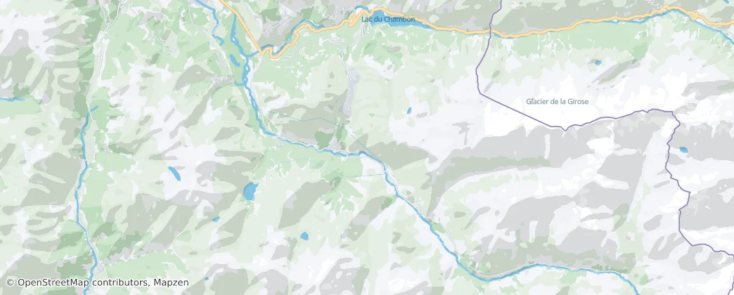 Les Deux Alpes — Mapa