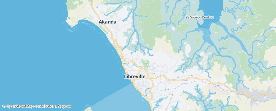 Libreville — Map