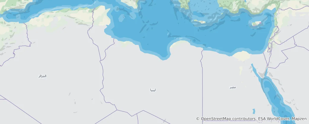 Map of Libya