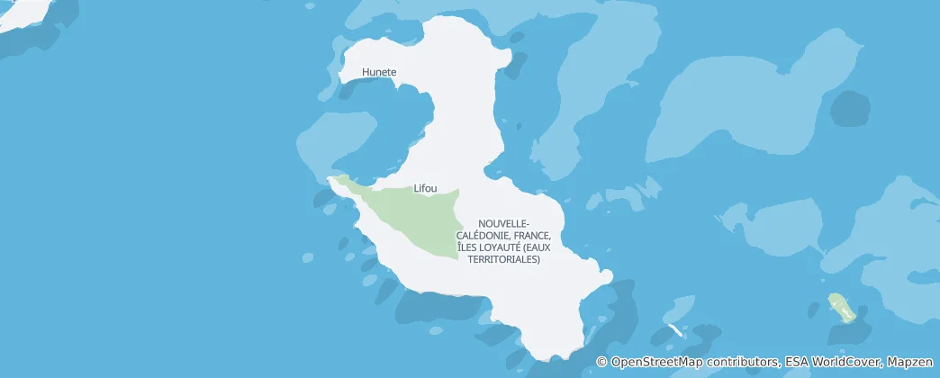 Map of Lifou