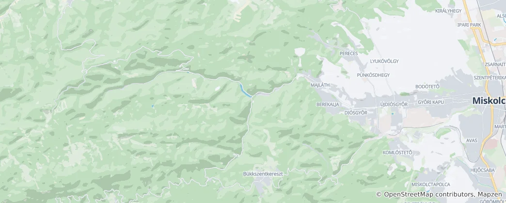 Mapa De Lillafüred