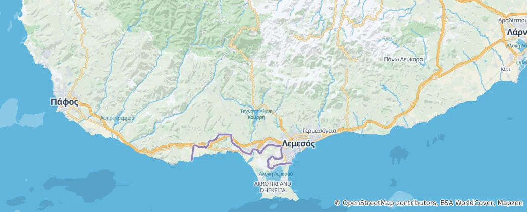 Map of Limassol