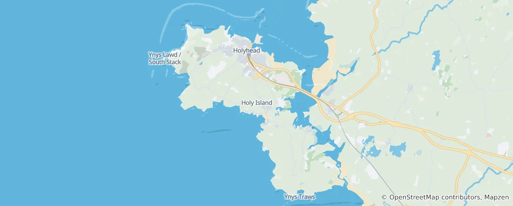 Map of Lindisfarne