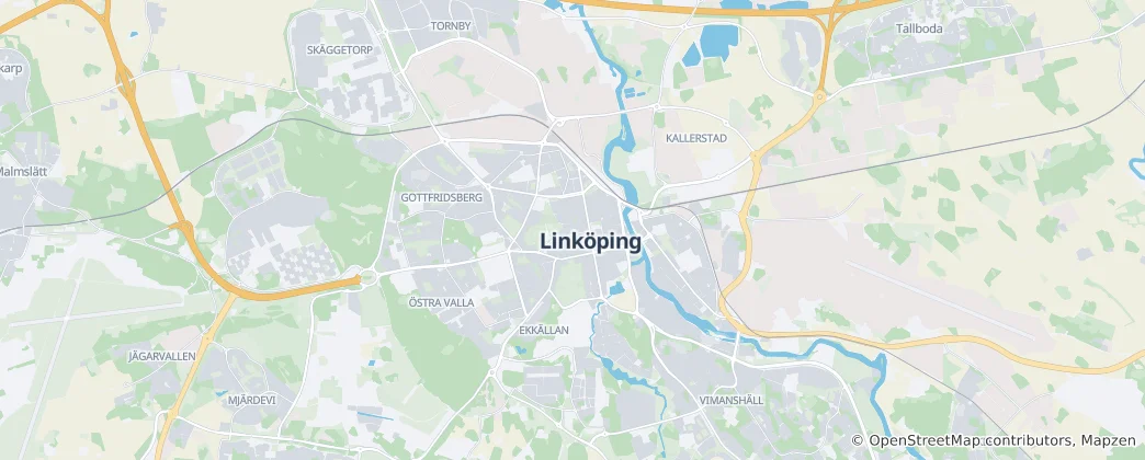 Map of Linköping