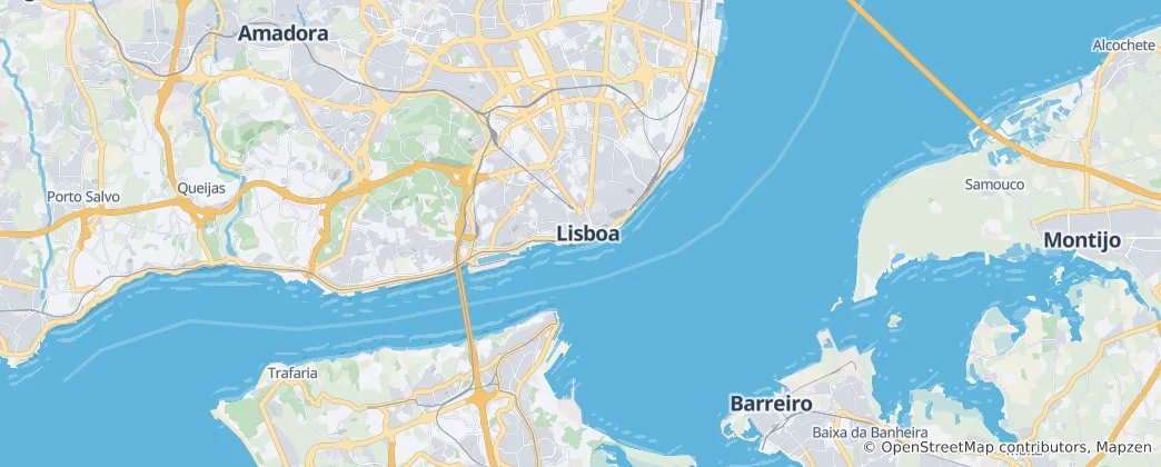 Mapa de Lisboa