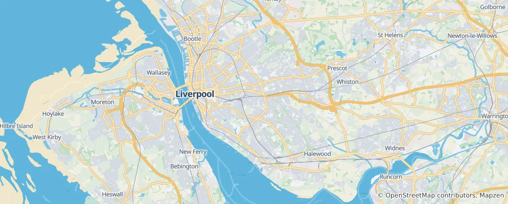 Map of Liverpool