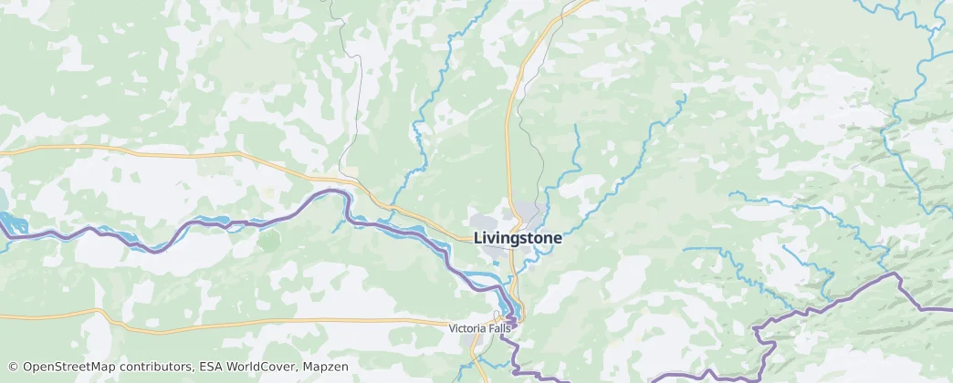 Livingstone District — Map
