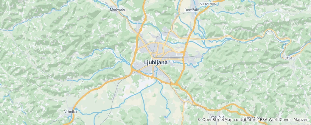 Carte de Ljubljana