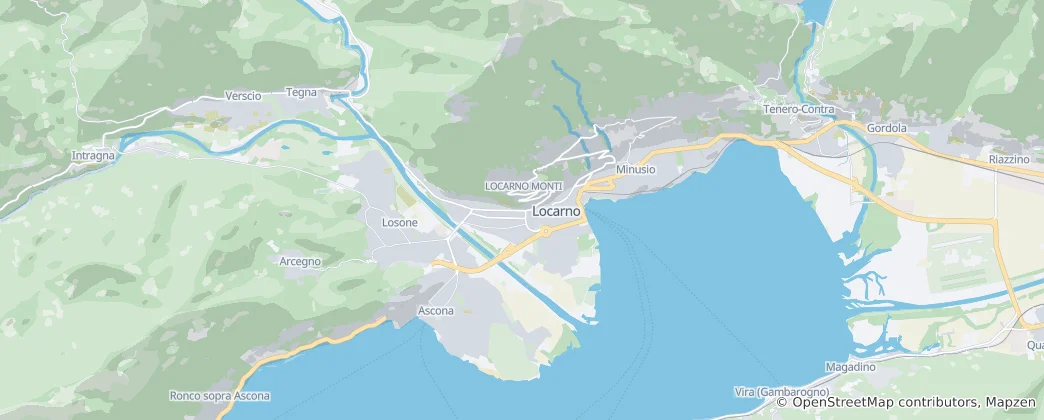 Map of Locarno