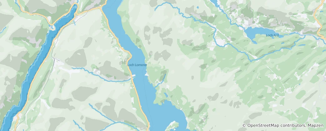 Karte von Loch Lomond