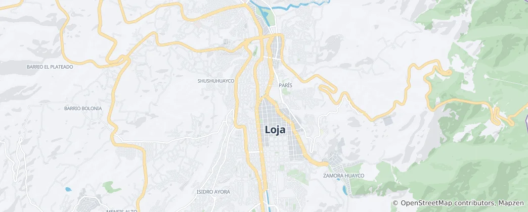 Map of Loja