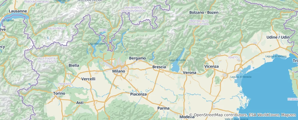 Map of Lombardy