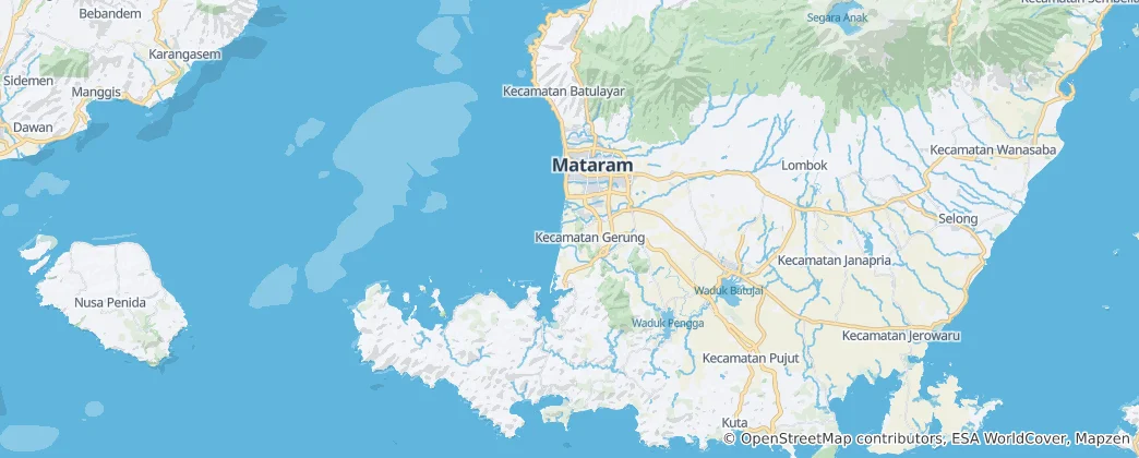 Mapa Lombok Barat