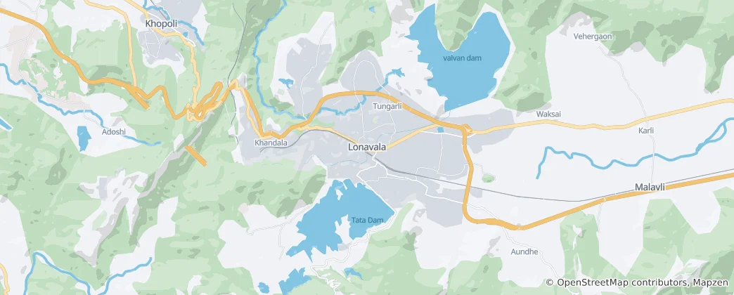 Karte von Lonavala