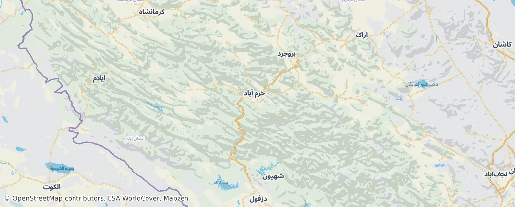 Lorestan — Mappa