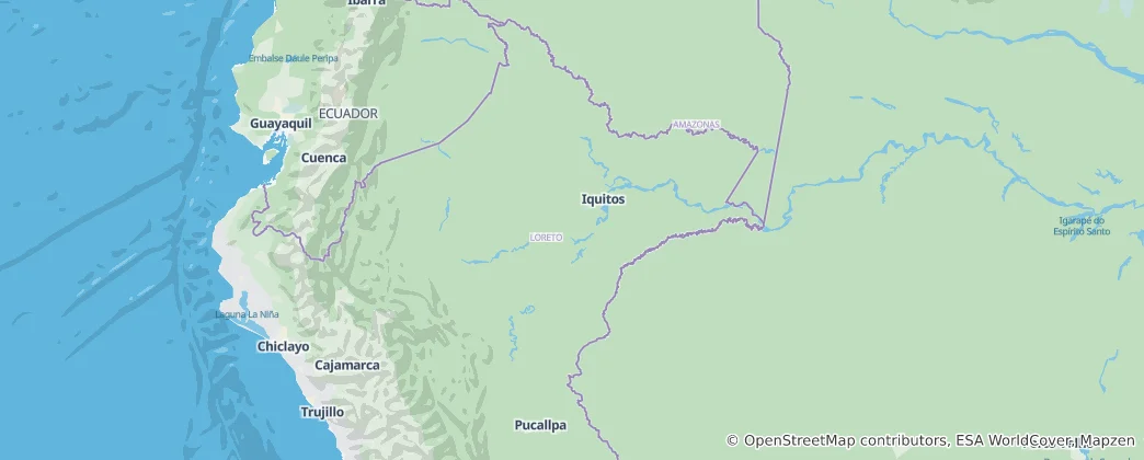 Map of Loreto Region