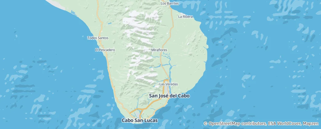 Térkép: Los Cabos