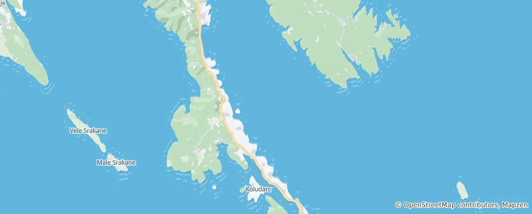 Karte von Lošinj