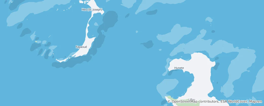 Map of Loyalty Islands