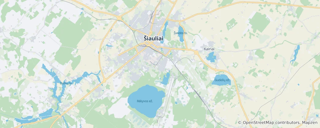 Šiaulių miesto savivaldybė 지도