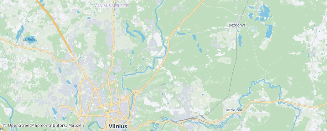 Karte von Antakalnis seniūnija