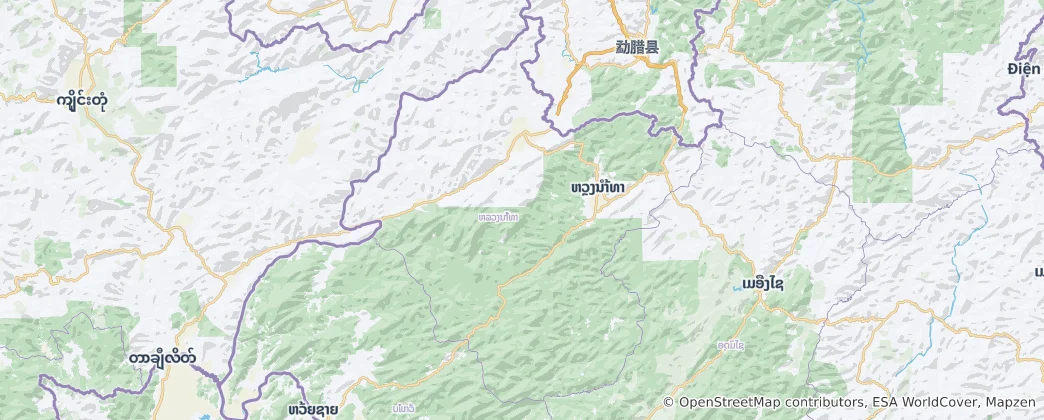 Map of Lūang Namthā
