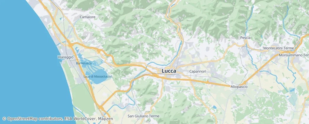 Lucques — Carte