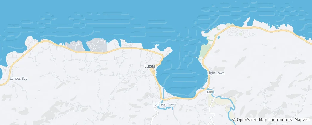 Lucea West 地图