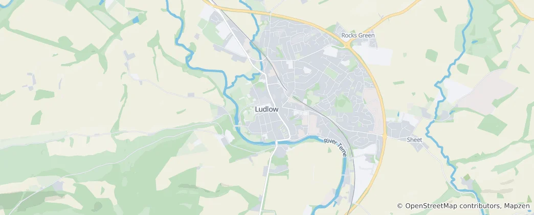 Mapa Ludlow