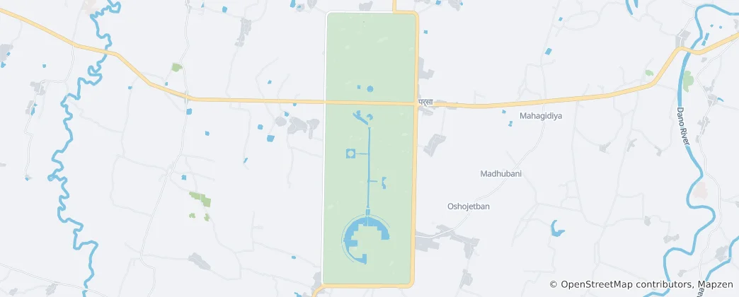 Map of Lumbini monastic zone