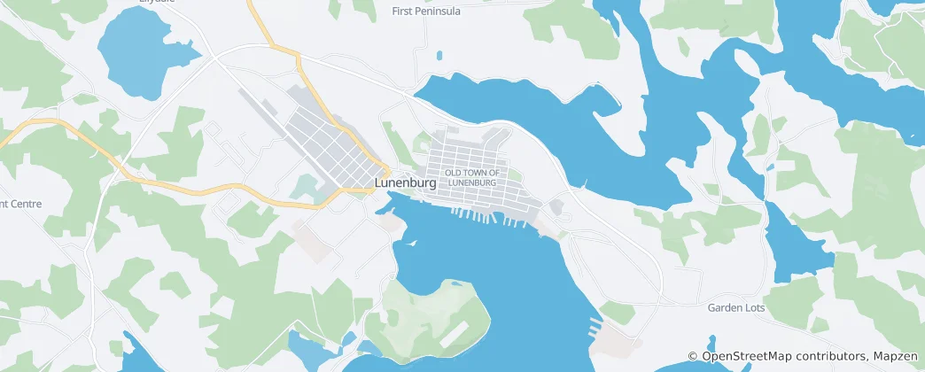 Mapa Lunenburg