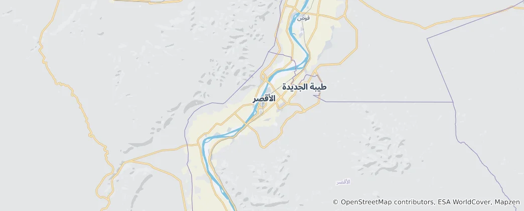 Map of Luxor Governorate