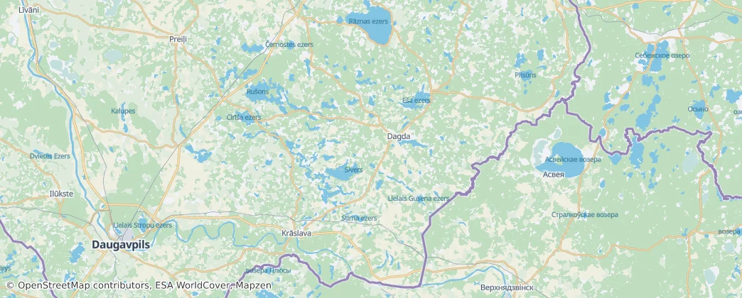 Krāslava Municipality — Harita