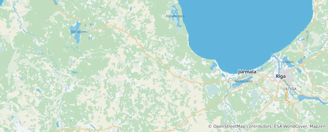 Mapa de Tukums Municipality