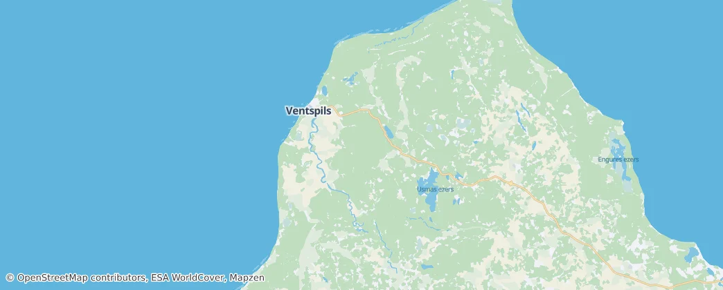 Map of Ventspils Municipality