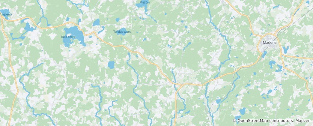 Map of Bērzaunes pag.