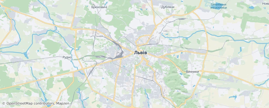Lviv — Map