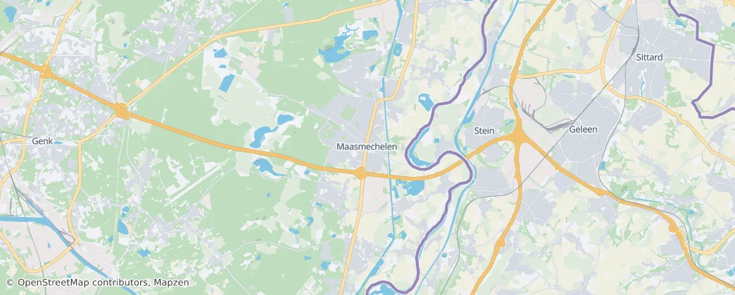 Maasmechelen — Karte