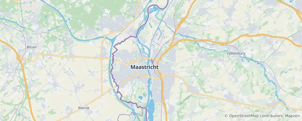 Map of Maastricht